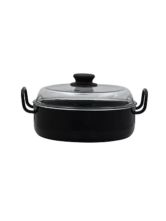 RIESS | Omas Schmorpfanne in smalto, 28 cm, nero | 